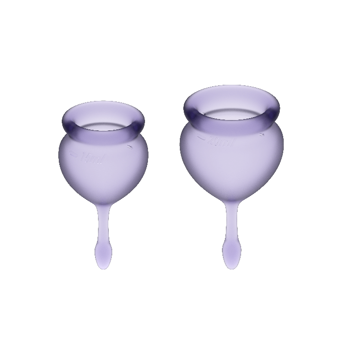 Satisfyer Feel Good Menstrual Cup Purple 15+20ml
