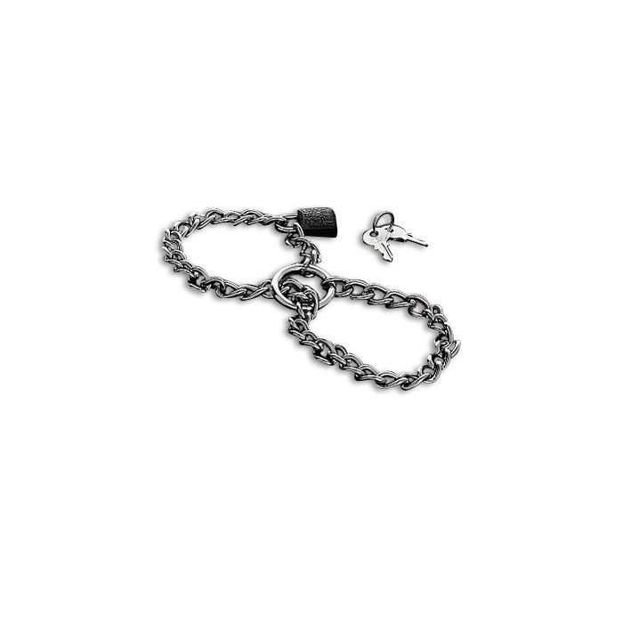Metal Hard - Handcuffs With Stainless Steel Chain.