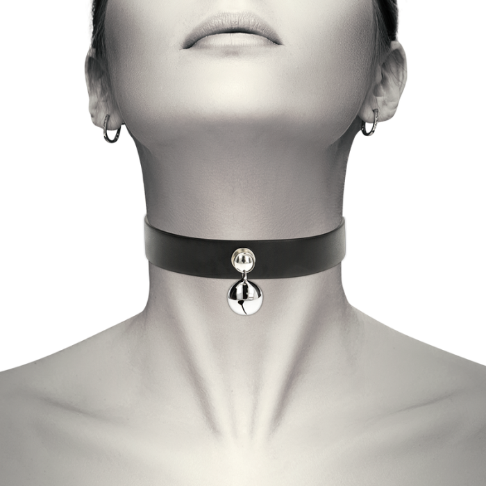 Coquette - Chic Desire Vegan Leather Necklace Woman Rattle Accessory