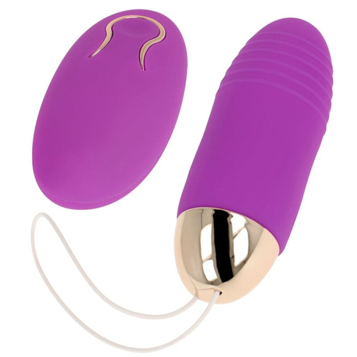 Ohmama - Remote Control Vibrating Egg 10 Speeds Purple