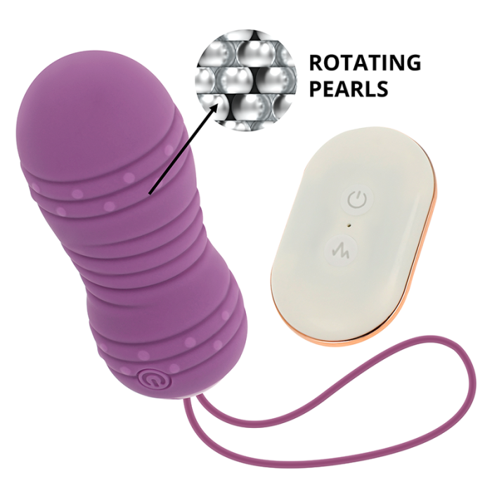 Ohmama - Remote Control Rotating Egg 7 Patterns Purple